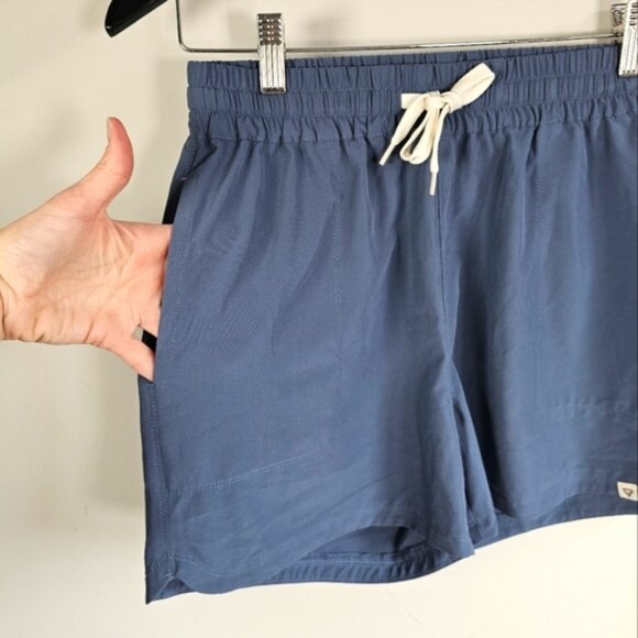 Life Integrity Earth Blue Athletic Shorts Elastic Waist - Picture 3 of 9